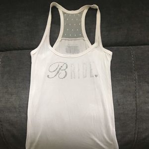 Bride tank top